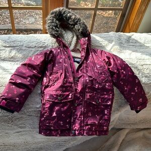 Lands End little girls winter coat